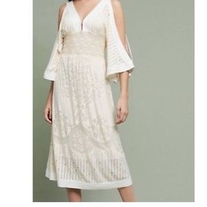 White Anthropologie dress